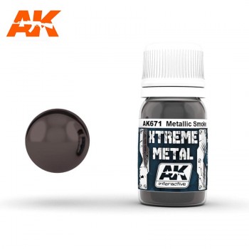 AK INTERACTIVE XTREME METAL METALLIC SMOKE 30ML AK671
